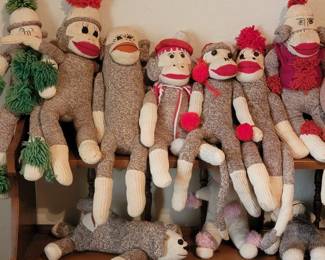 Huge SOCK MONKEY family :)