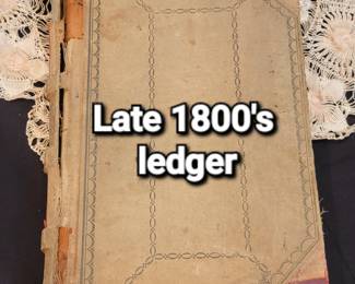 Late 1800's Ledger