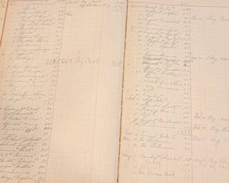 Late 1800's Ledger