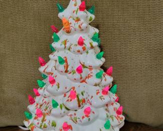 Vintage ceramic Christmas tree