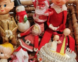 Vintage Christmas decor GALORE !!!!