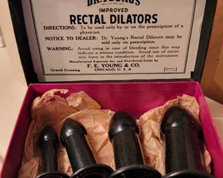 Don't even ask....A lot of clients collect vintage medical items.  We just sell 'em .