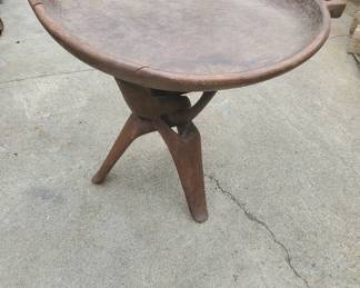 Ethiopean lentil feasting bowl very old about 30 inch diameter