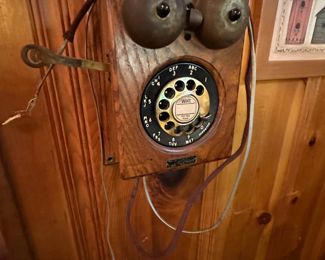 old wall mount telephone