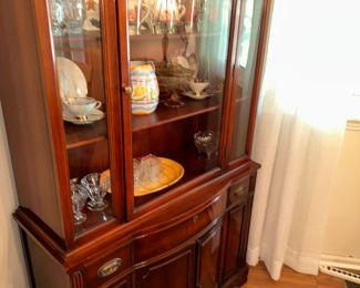 mahogany china cabinet