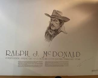 Ralph McDonald original signed and numbered prints, never framed.  Stored in original envelopes.