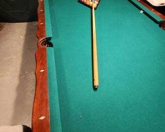 8 Ft Customer built pool table.  Excellent condition.  Available for presale.  