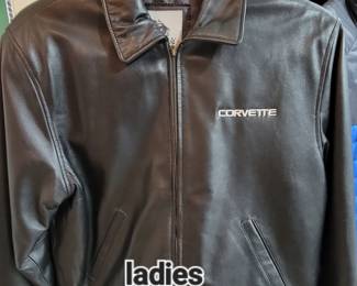 Ladies leather Corvette jacket