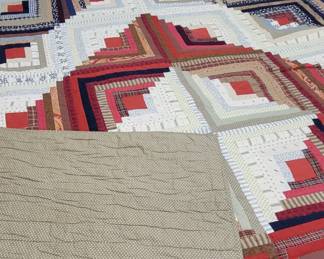 SEVERAL beautiful vintage, hand sewn QUILTS <3