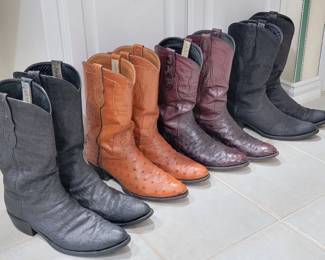 Custom cowboy boots (We will check exact size, but LARGE ~ appx 13/14