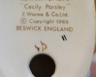 Beatrix Potter collectible figurines 