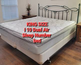 VERY NICE & CLEAN I10 DUAL AIR SLEEP NUMBER BED