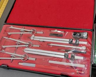 Vintage drafting sets