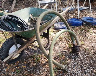 Wheel Barrow - Extension Cords - Hose