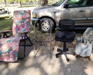 Lawn Chair - Cart - Office Chair - Mop Bucket