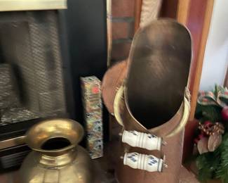Copper coal scuttle