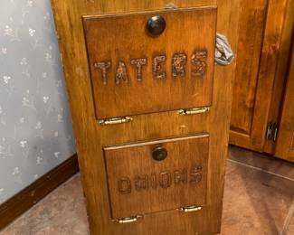 Taters & onions cabinet