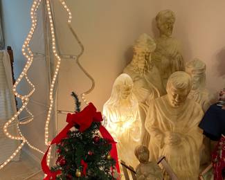 Nativity & trees