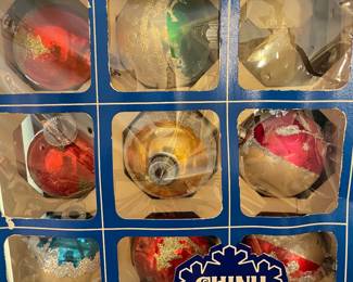 Vintage Shiny Brite ornaments