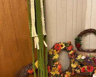 Macrame, wreaths