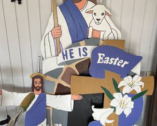 Wooden Easter cut outs