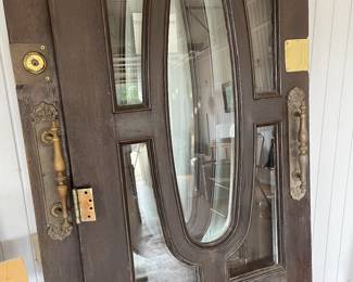 Pr beveled glass doors