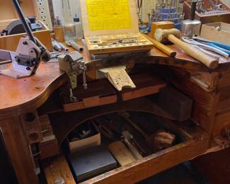 Jeweler's work bench 