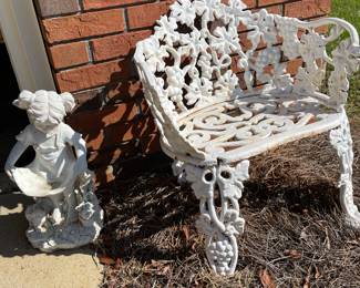 Cast iron chair