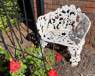Cast iron chair