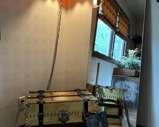 Stained Glass Swag Light