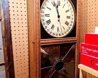 Stained Glass Wall Clock