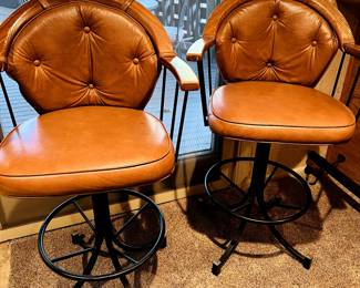 6 Swivel Bart Stools 