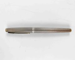 Fine Sterling Silver Parker Pen W/ 14K Gold Nib
