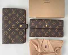 2 Louis Vuitton LV Monogrammed Booklet & Wallet
