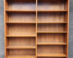 Paul Hundevad Mid Century Danish Modern Teak Bookcase Hard Wood Back
