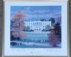 1997 Original Michel Delacroix Signed Framed Poster
