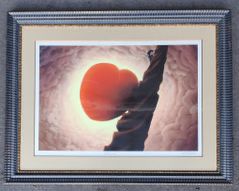 Fantastic Original Thorpe Pencil Signed Serigraph High Quality Framing Blessed Love Heart
