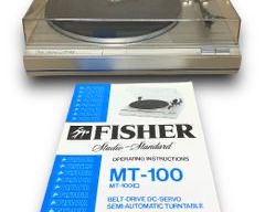 Vintage Fisher Semi Automatic Turntable Model: MT-100
