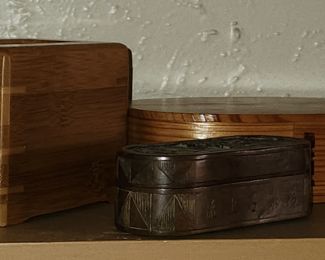 Various Wooden Boxes