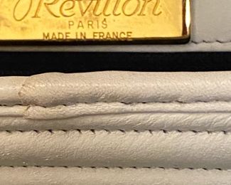 Revillon Paris Ivory Leather Purse