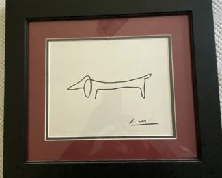 Pablo Picasso "The Dog" Print