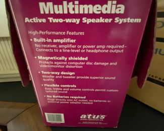 ATUS multimedia active two-way speaker system