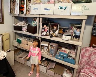 Collector Dolls; Knowles Dolls; Marie Osmond Hallmark Doll; Heritage Dolls; Yolanda's Picture Perfect Babies; Knowles Heroines from the Fairy Takle Forest;  The Ashton Drake Galleries Dolls; Madame Alexander Dolls; Danbury Mint Dolls