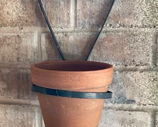 Vintage iron pot holder. 