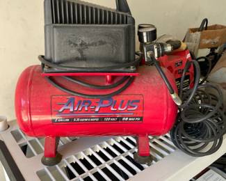 Air compressor. 
