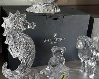 Waterford Crystal Seahorse Figurine and more