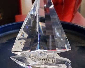 Waterford Crystal Sail Boat
