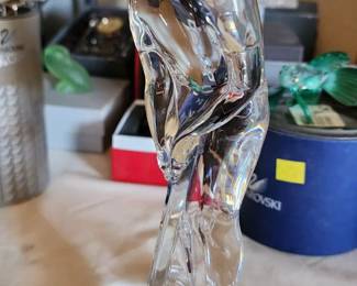 Baccarat Crystal Golfer Figurine