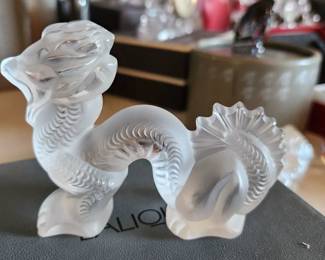 Lalique Crystal Dragon
