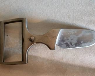 Fixed Blade Belt Buckle Knife